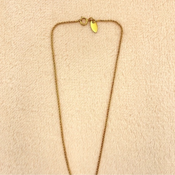 Auth Chanel Rhinestone GD Engraved
Necklace W/Box - Picture 5 of 12